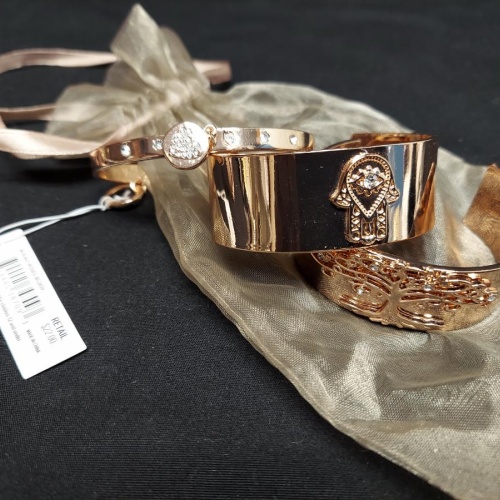 Rose gold bracelets/cuffs