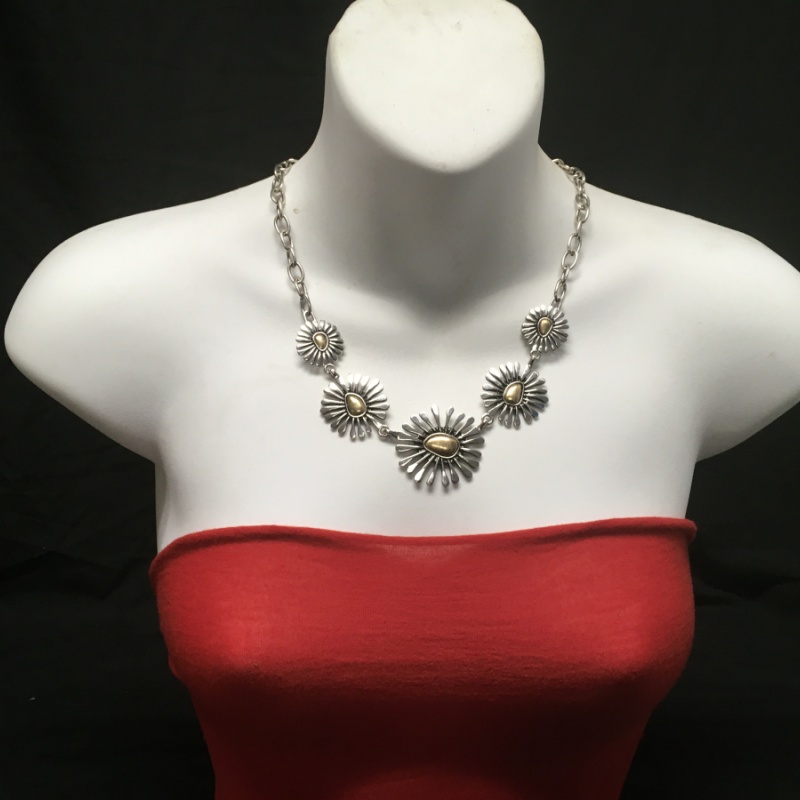 Sunflower Pendant Necklace