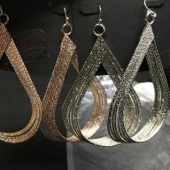 Thalia Sodi Brand Silver & Rose Tone Teardrop Earrings