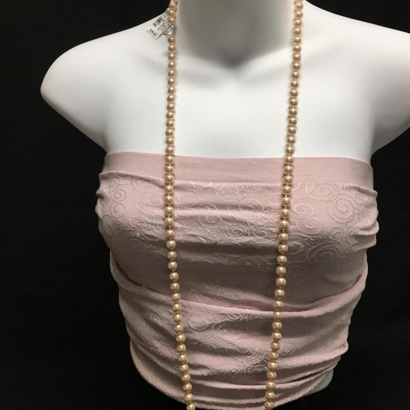 Charter Club Rose Gold Faux Pearl Necklace
