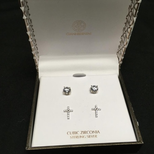 Giani Bernini Cubic Zirconia over Sterling Silver Earrings