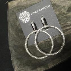 Vince Camuto Pave Hoops