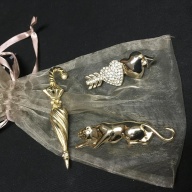 Gold-Tone Pin/Brooches