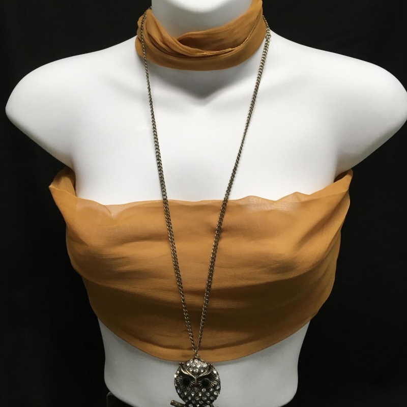 Necklace with Owl Pendant  with earrings