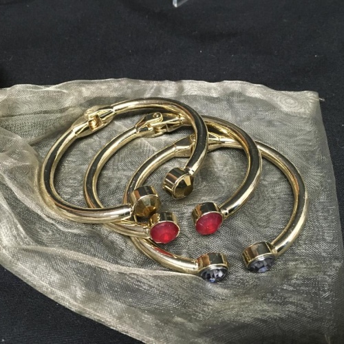 Cuff/Ring Stone Hinge Bracelets - Trio
