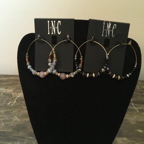 I.N.C Gypsy Style Beaded Earrings (two for one)