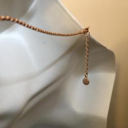 Charter Club Rose-Gold Necklace with Crystal Paved Pendant