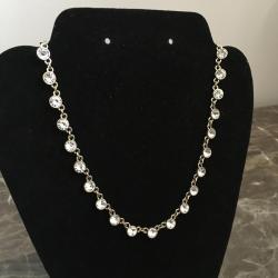Statement Necklace with large crystals