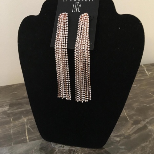 M.Haskell for I.N.C Rose Crystal Paved  Earrings