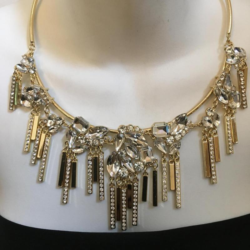 I.N.C Statement Necklace with Crystals