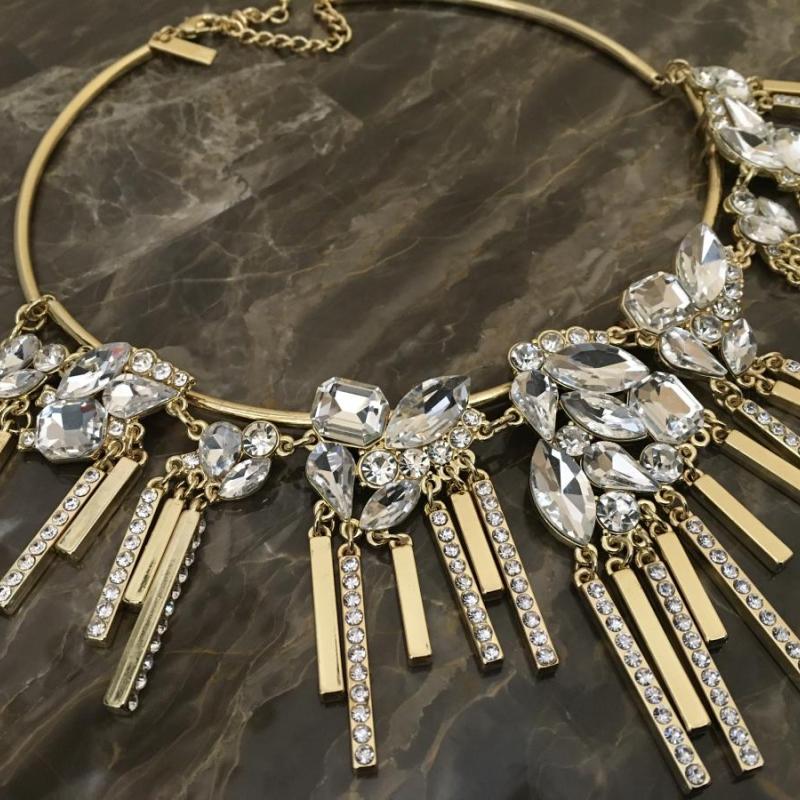 I.N.C Statement Necklace with Crystals