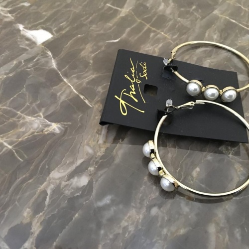 I.N.C Pearl Half Hoop earrings