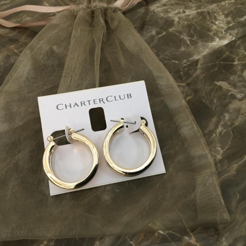 Charter Club Double Hoop earrings