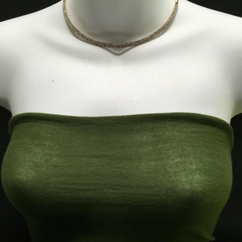 Gold Tone Paved Collar