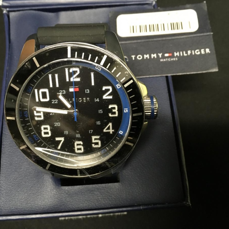 Tommy Hilfiger Men’s Black Silicon Watch