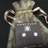 Anne Klein beautiful cubic zirconia studs