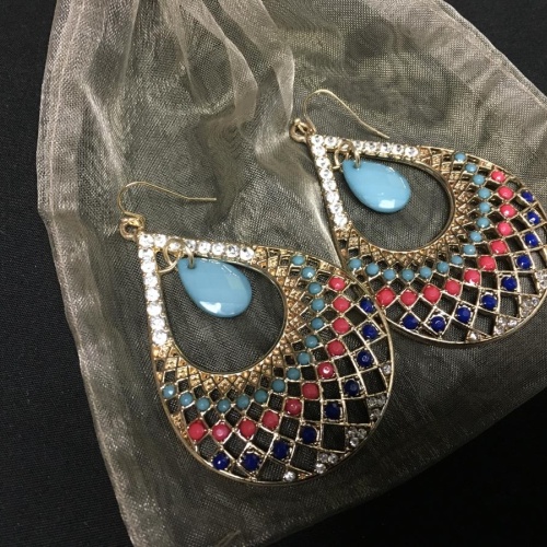 Large Teardrop Designer Earrings