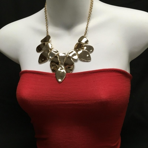 I.N.C Gold Tone Stone shaped Collar