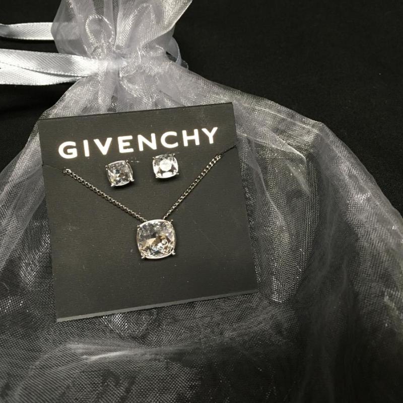 Givenchy Crystal Necklace and Earrings Set