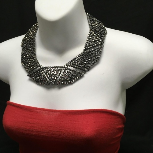 Gorgeous Paved Collar Style Necklace by INC