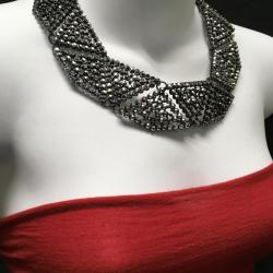 Gorgeous Paved Collar Style Necklace by INC