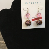 M. Haskell double drop earrings