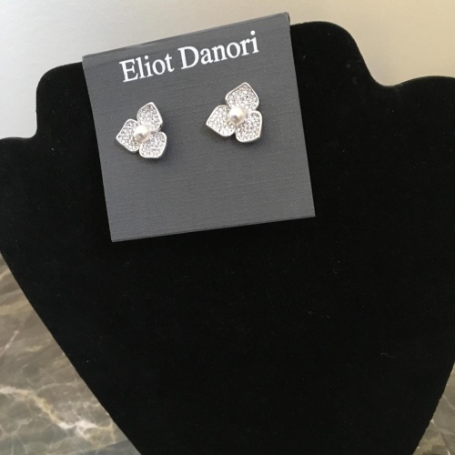 Eliot Danori Crystal Flowers w/Small Faux Pearl