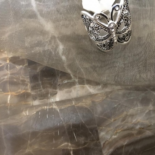 Sterling Silver Butterfly Ring Size 8