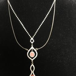 Layer Necklace Drop with pendant