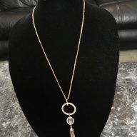 INC /Thalia Sodi Necklace and Earrings Set Rose tone