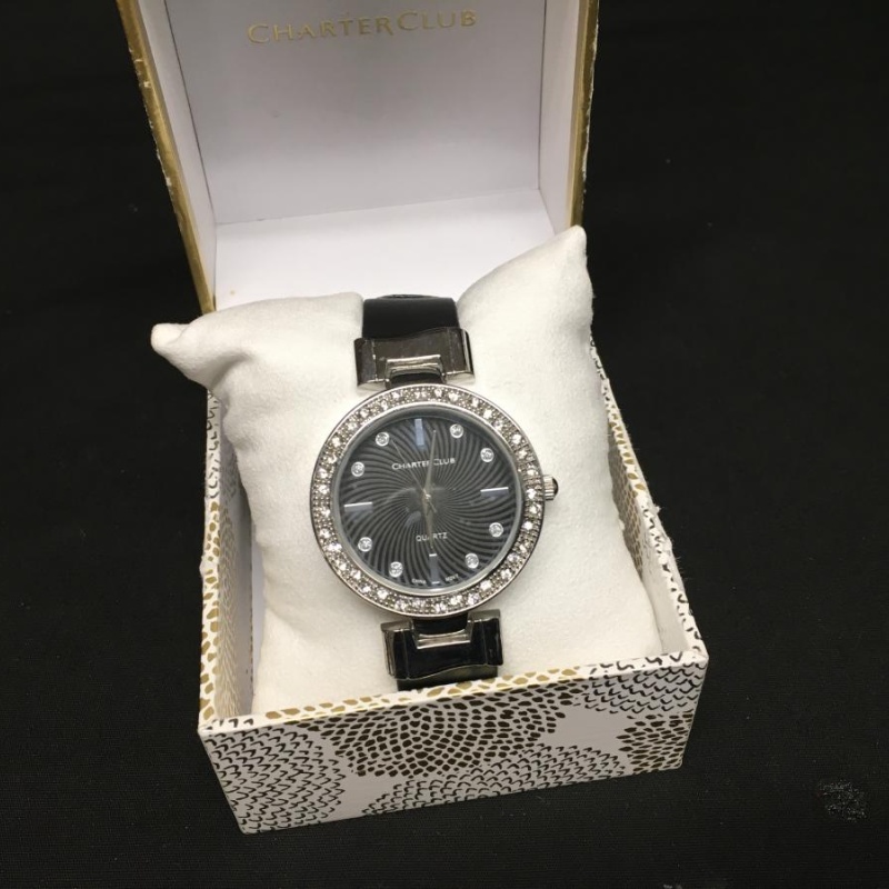 Charter Club Ladies Quartz’s Watch Black